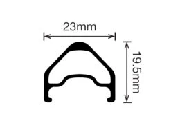 Velocity A23 - 20 Inch (451) - Black MSW