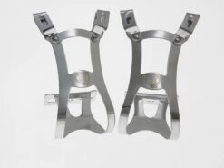BLB Steel DB/SG Toe Clips - Silver