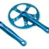 BLB Track Crankset - Blue -Bicycle Equip Store 0013939 blb track crankset blue