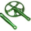 BLB Track Crankset - Green -Bicycle Equip Store 0013966 blb track crankset green
