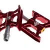 BLB Track Pedals - Red -Bicycle Equip Store 0017249 blb track pedals red