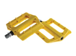 BLB Flatliner ROAR Pedals - Yellow -Bicycle Equip Store 0017680 blb flatliner roar pedals yellow