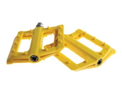 Bicycle Equip Store 34 BLB Flatliner ROAR Pedals - Yellow