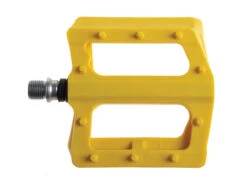BLB Flatliner ROAR Pedals - Yellow -Bicycle Equip Store 0017682 blb flatliner roar pedals yellow