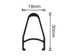 Velocity Deep V - 700c - White MSW