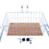 Wald 1392 Woody Large Basket - Silver