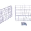 Wald 582 Folding Basket - White -Bicycle Equip Store 0020538 wald 582 folding basket white