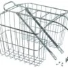 Wald 520 Twin Carrier Basket - Silver 1 Wald 520 Twin Carrier Basket - Silver -Bicycle Equip Store 0020540 wald 520 twin carrier basket silver