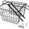 Wald 520 Twin Carrier Basket - Black -Bicycle Equip Store 0020541 wald 520 twin carrier basket black