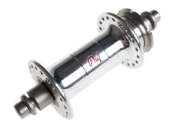 Phil Wood Track LF Rear Single Fix Hub - Silver