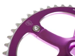 BLB Track Crankset - Purple -Bicycle Equip Store 0021653 blb track crankset purple