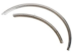 BLB Hammered Fenders - Polished Silver -Bicycle Equip Store 0025159 blb hammered fenders polished silver