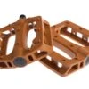 BLB T-Rex Pedals - Honey Brown -Bicycle Equip Store 0032351 blb t rex pedals honey brown