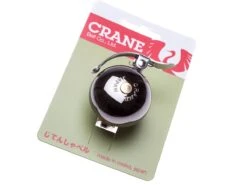 Crane Suzu Handlebar Bell - Neo Black -Bicycle Equip Store 0034277 crane suzu handlebar bell neo black