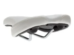 BLB Curve Ladies Saddle - White -Bicycle Equip Store 0034720 blb curve ladies saddle white