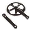 BLB Track Crankset - Polished Black -Bicycle Equip Store 0035622 blb track crankset polished black