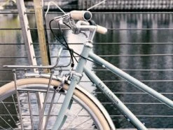 BLB Butterfly 3spd Town Bike - Sage Green -Bicycle Equip Store 0037636 blb butterfly 3spd town bike sage green