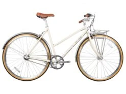 BLB Butterfly 3spd Town Bike - Natural Beige -Bicycle Equip Store 0037750 blb butterfly 3spd town bike natural beige