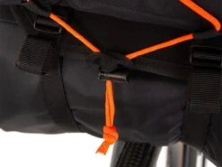 Restrap Handlebar Bag + Dry Bag + Food Pouch - Small - Black/Orange -Bicycle Equip Store 0037874 restrap handlebar bag dry bag food pouch small blackorange