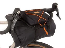 Restrap Handlebar Bag + Dry Bag + Food Pouch - Small - Black/Orange -Bicycle Equip Store 0037881 restrap handlebar bag dry bag food pouch small blackorange