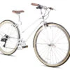 6KU Odessa 8spd City Bike - Coney White -Bicycle Equip Store 0043869 6ku odessa 8spd city bike coney white