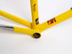 Yellow Rossin Performance Frameset - 56cm -Bicycle Equip Store 0044952 yellow rossin performance frameset 56cm