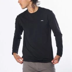 Chrome Holman Long Sleeve Tee - Black 9 Chrome Holman Long Sleeve Tee - Black -Bicycle Equip Store 0045032 chrome holman long sleeve tee black