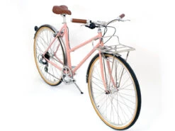 BLB Butterfly 8spd Town Bike - Dusty Pink -Bicycle Equip Store 0045221 blb butterfly 8spd town bike dusty pink
