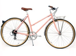 BLB Butterfly 8spd Town Bike - Dusty Pink -Bicycle Equip Store 0046517 blb butterfly 8spd town bike dusty pink