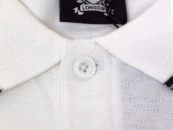 BLB Tipped Polo Shirt - White -Bicycle Equip Store 0046740 blb tipped polo shirt white